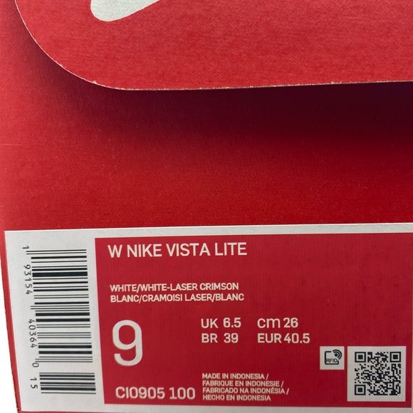 New Nike Vista Lite Women's Shoes Laser Crimson - Picture 6 of 7